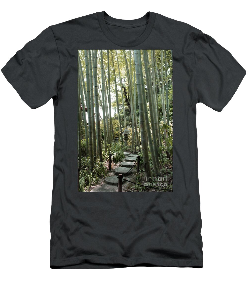Bamboo T-Shirt featuring the photograph Bamboo Forest by Eena Bo