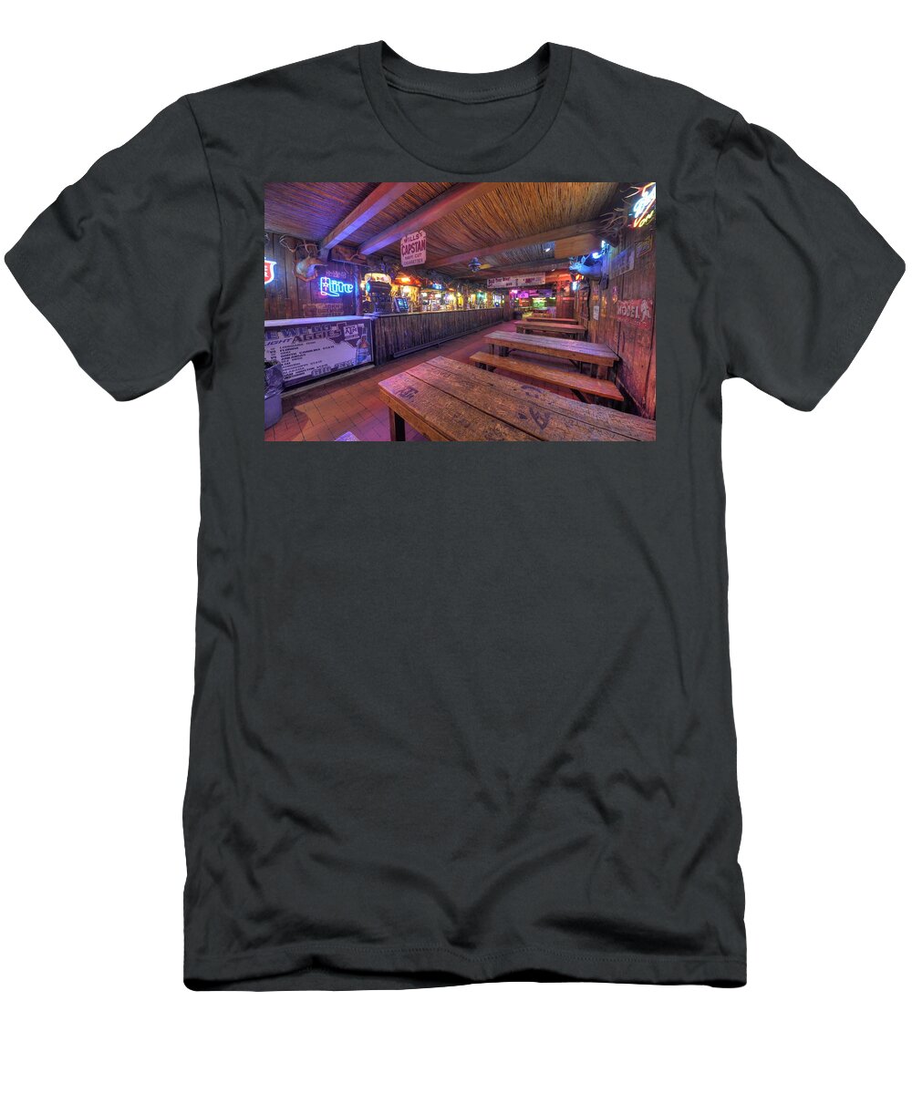 Beer T-Shirt featuring the photograph Bar at the Dixie Chicken by David Morefield