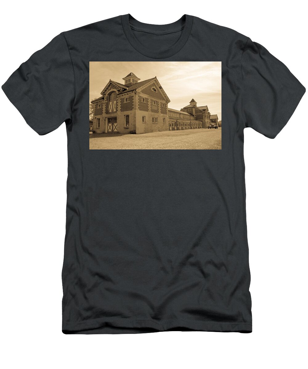 O.c. Barber T-Shirt featuring the photograph Barber Piggery NW by Darrell Foster