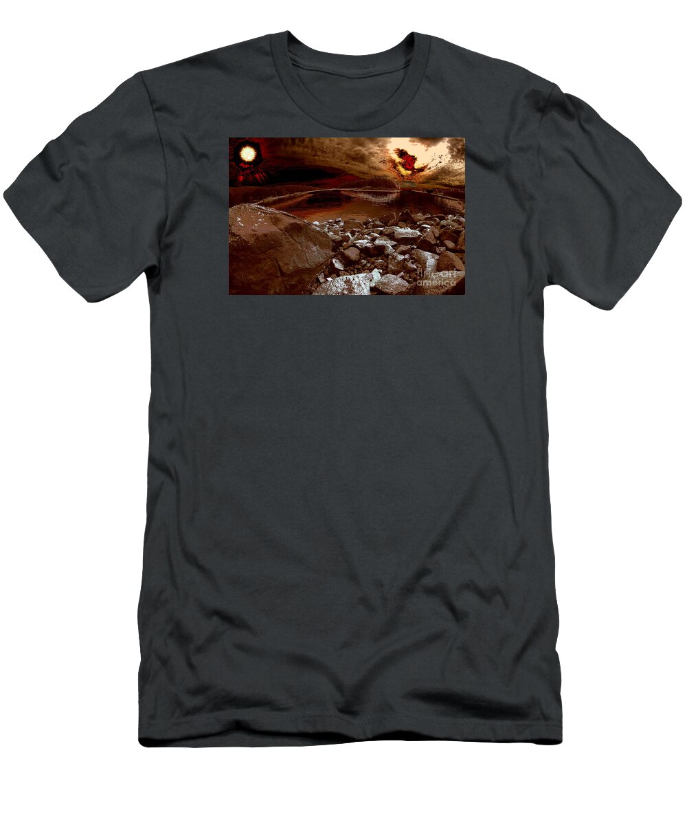 Ocean T-Shirt featuring the photograph Bargain Bay Series 2 by Elaine Hunter