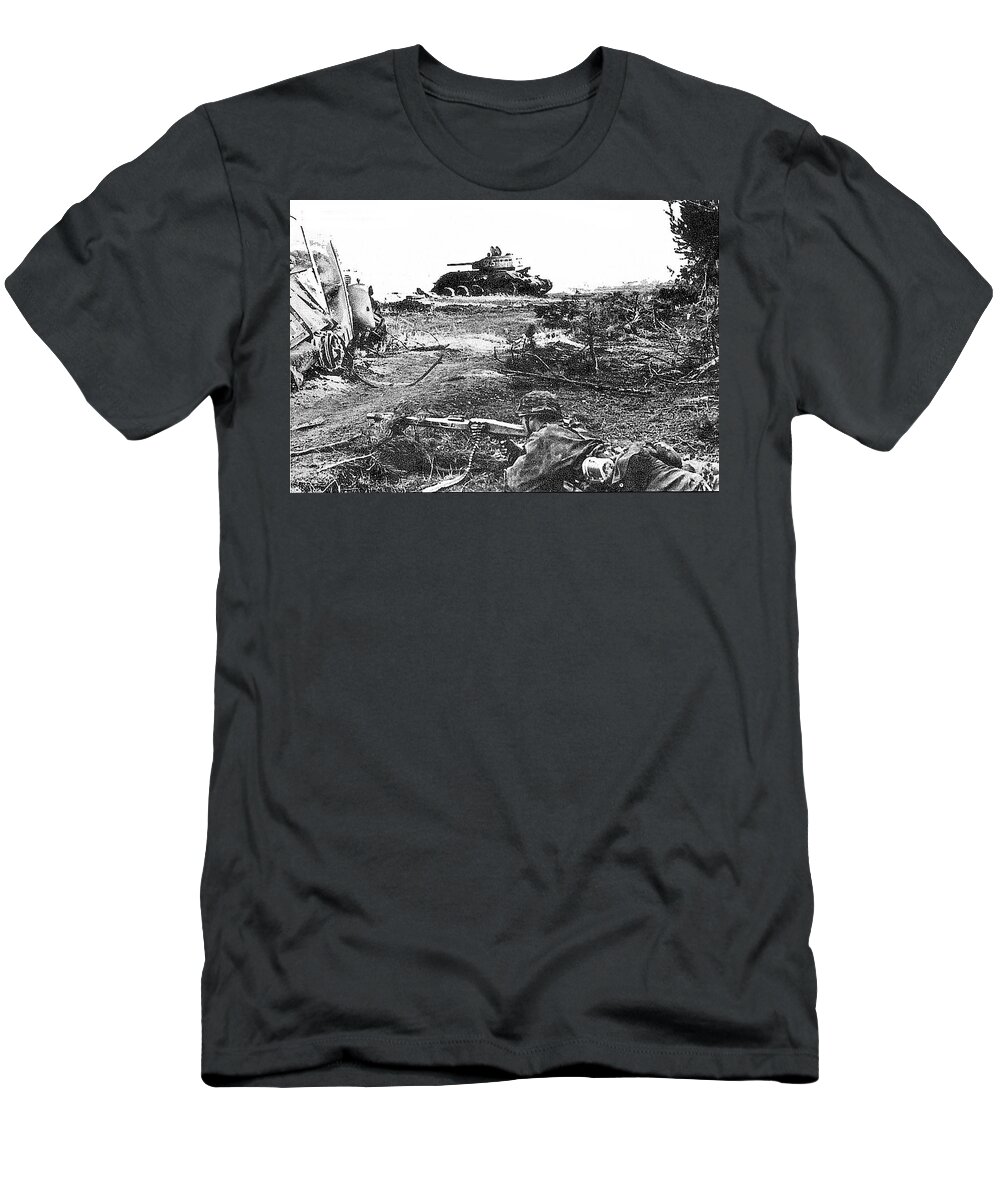 Battle of Kurst Waffen SS soldier Operation Citadel 1942 T-Shirt by David  Lee Guss - Pixels