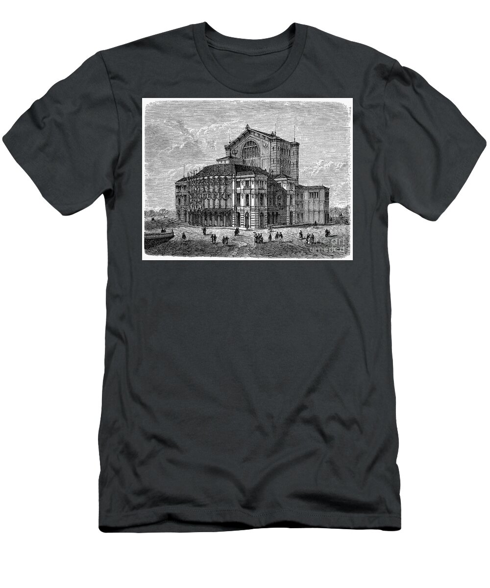 1883 T-Shirt featuring the photograph Bayreuth: Festspielhaus by Granger