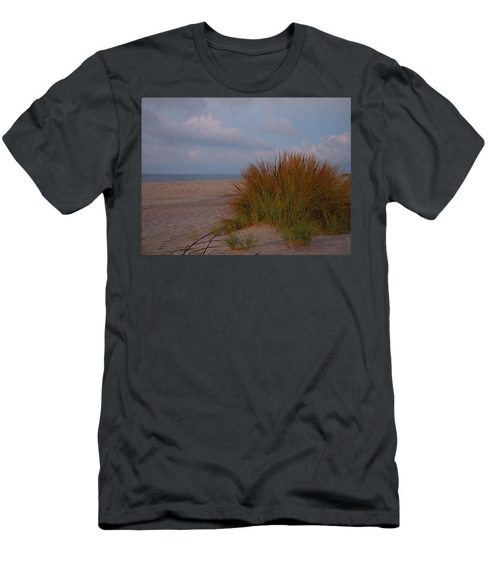 Beach T-Shirt featuring the photograph Beach Grass I I I by Newwwman