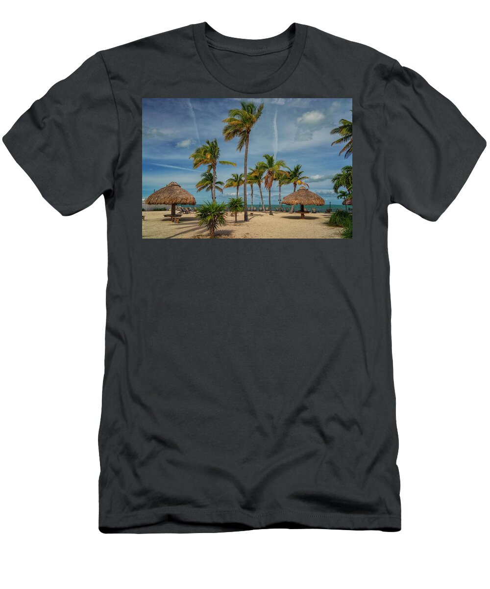 Florida T-Shirt featuring the photograph Beach Resort in the Florida Keys DSC01748_16 by Greg Kluempers