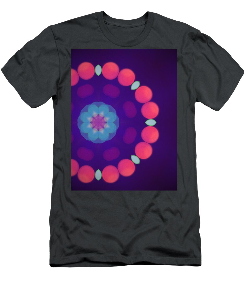 Flower T-Shirt featuring the digital art Bead Mandala by Itsonlythemoon -