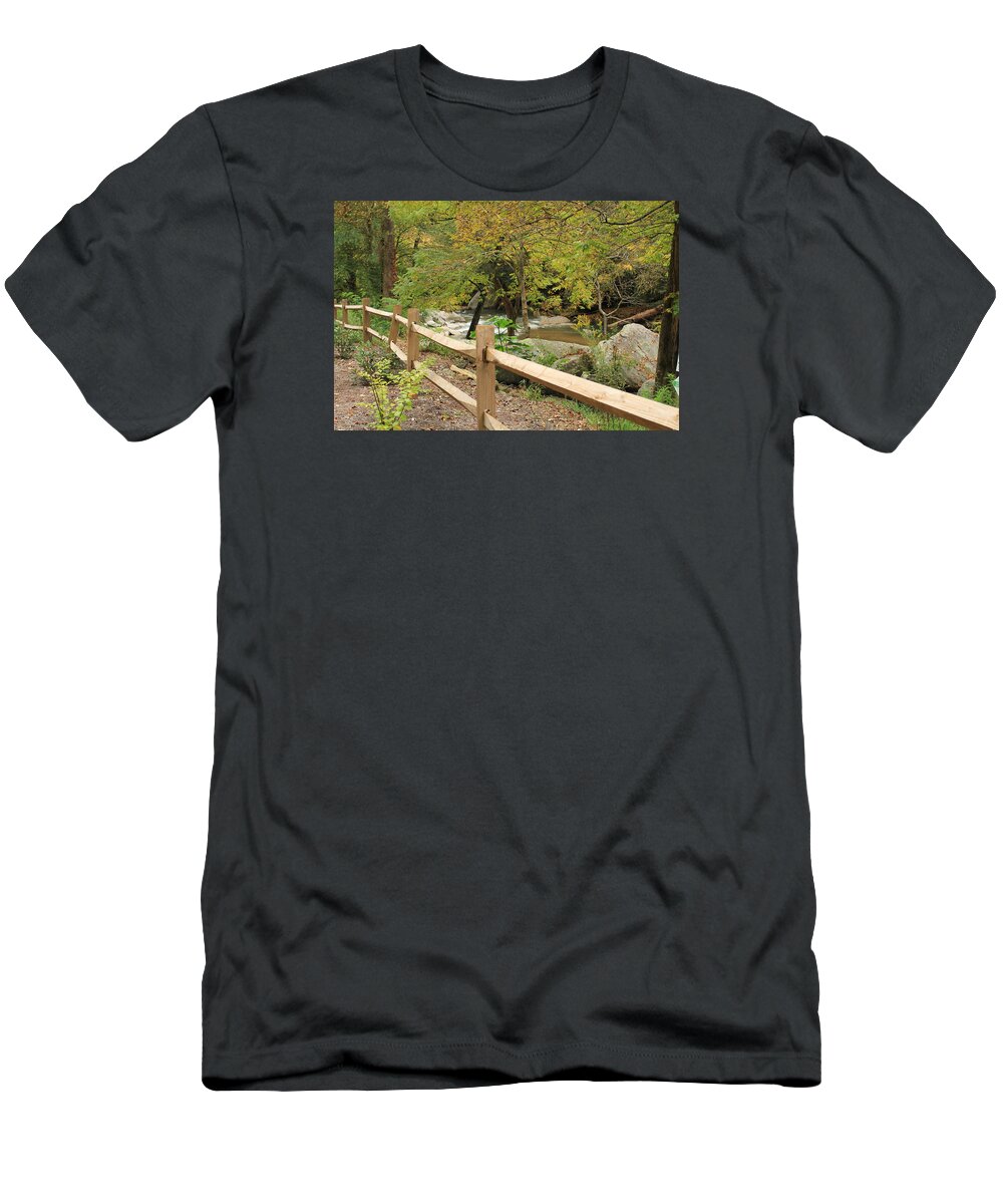 River T-Shirt featuring the photograph Beautiful Broad River by Karen Ruhl