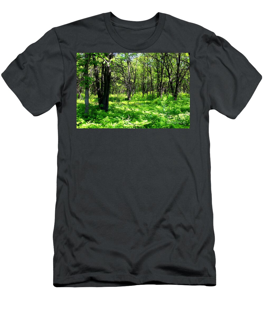 Forest T-Shirt featuring the photograph Beautiful Forest by Verana Stark