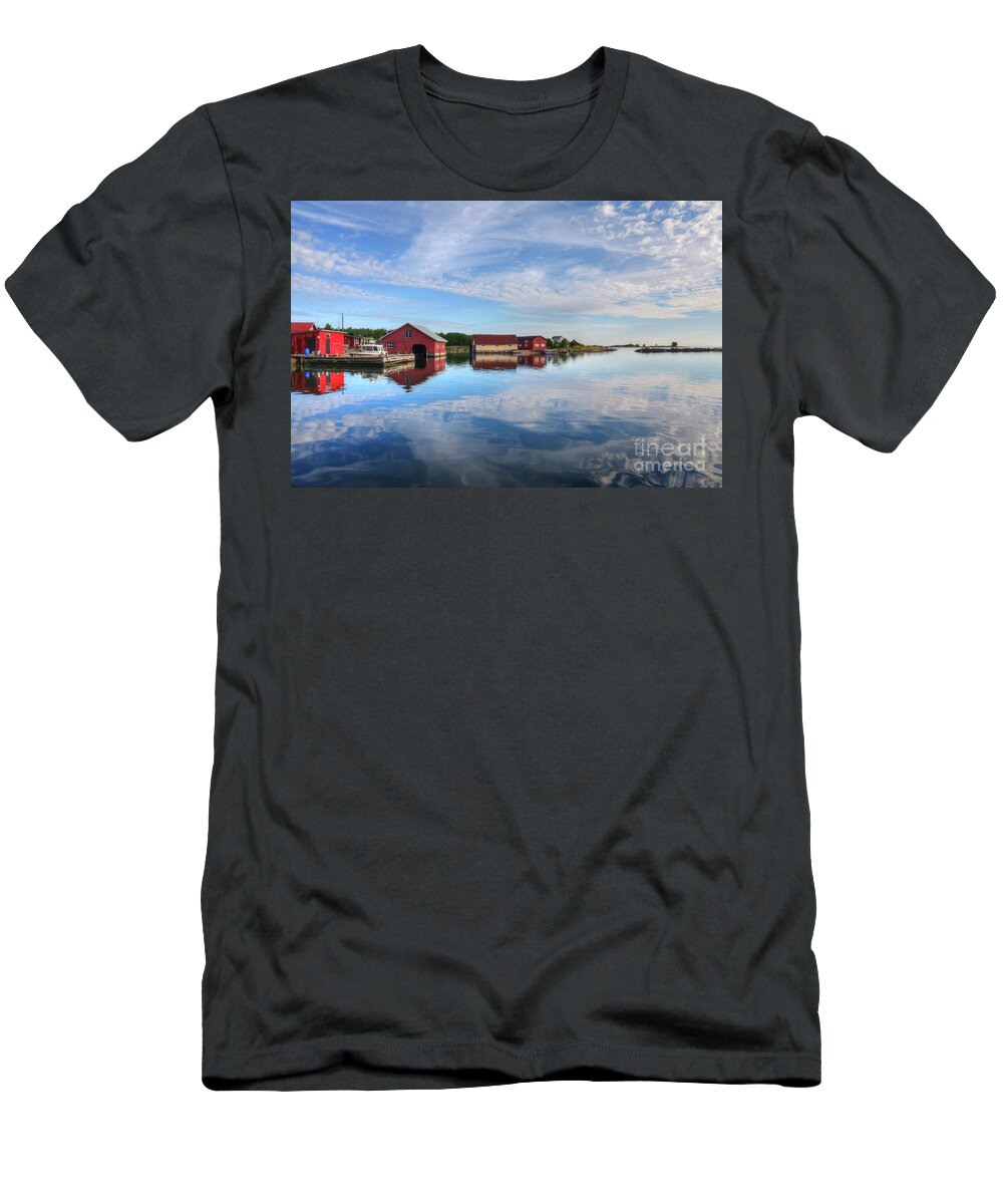 Archipelago Sea T-Shirt featuring the photograph Beautiful morning by Veikko Suikkanen