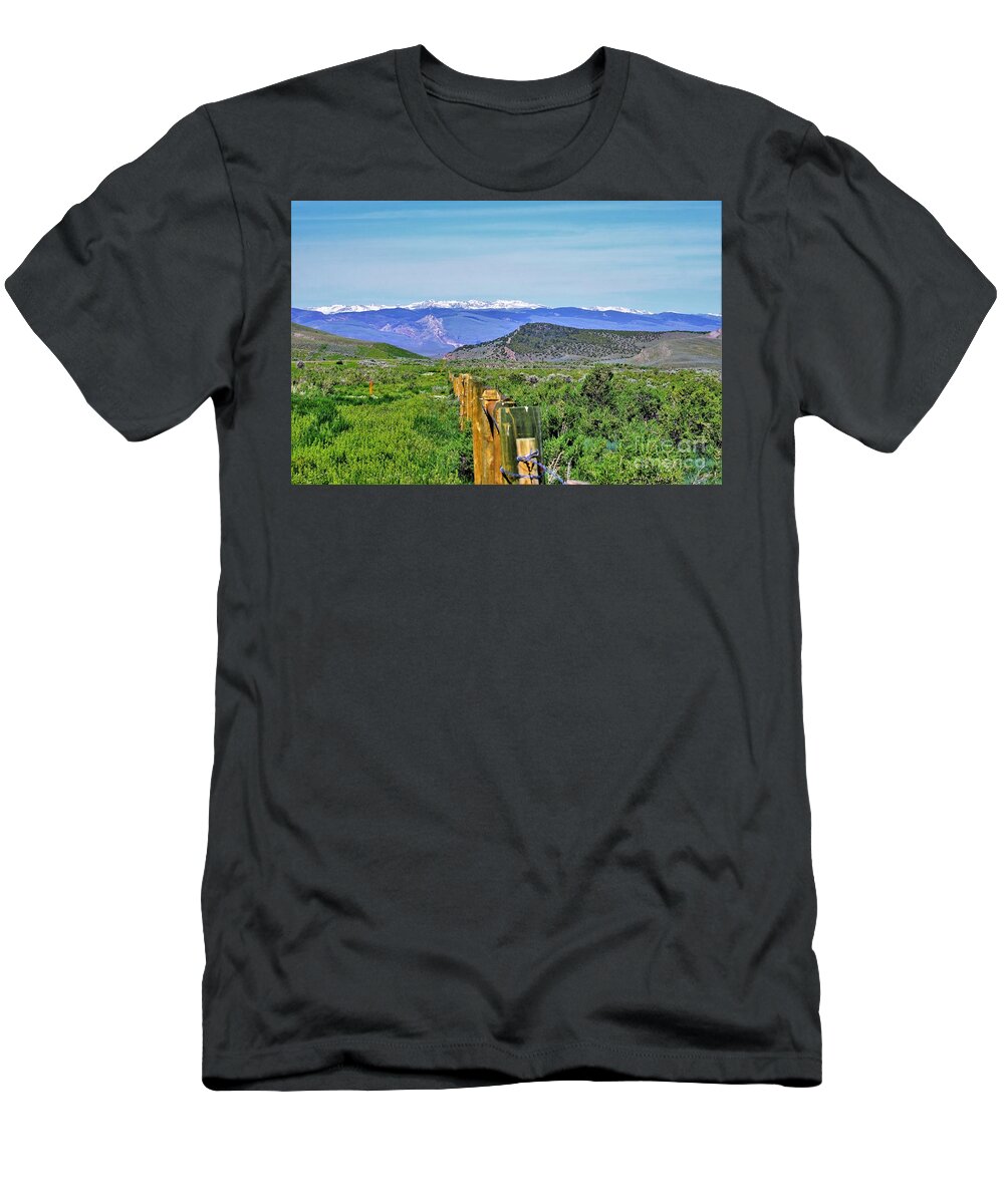 Rural Landscape T-Shirt featuring the photograph Beautiful Wyoming by Merle Grenz