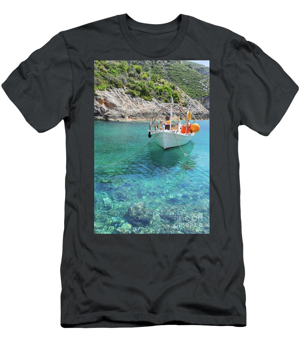 Zakynthos T-Shirt featuring the photograph Beauty of Zakinthos Island by Anastasy Yarmolovich
