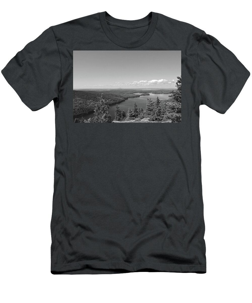 Beech Mountain T-Shirt featuring the photograph Beech Mountain, Acadia No. 24-1 by Sandy Taylor