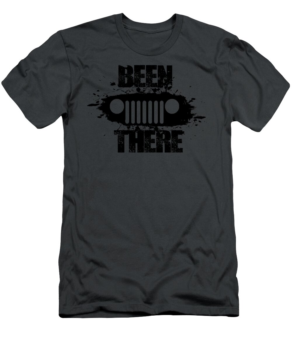Jeep T-Shirt featuring the digital art Been There in a Jeep by Paul Kuras