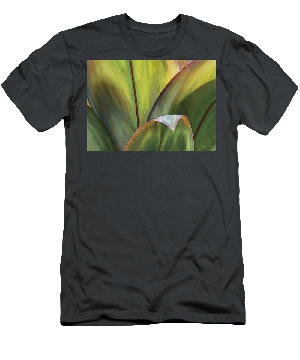 Kauai T-Shirt featuring the painting Beguiling Kauai by Sandy Haight