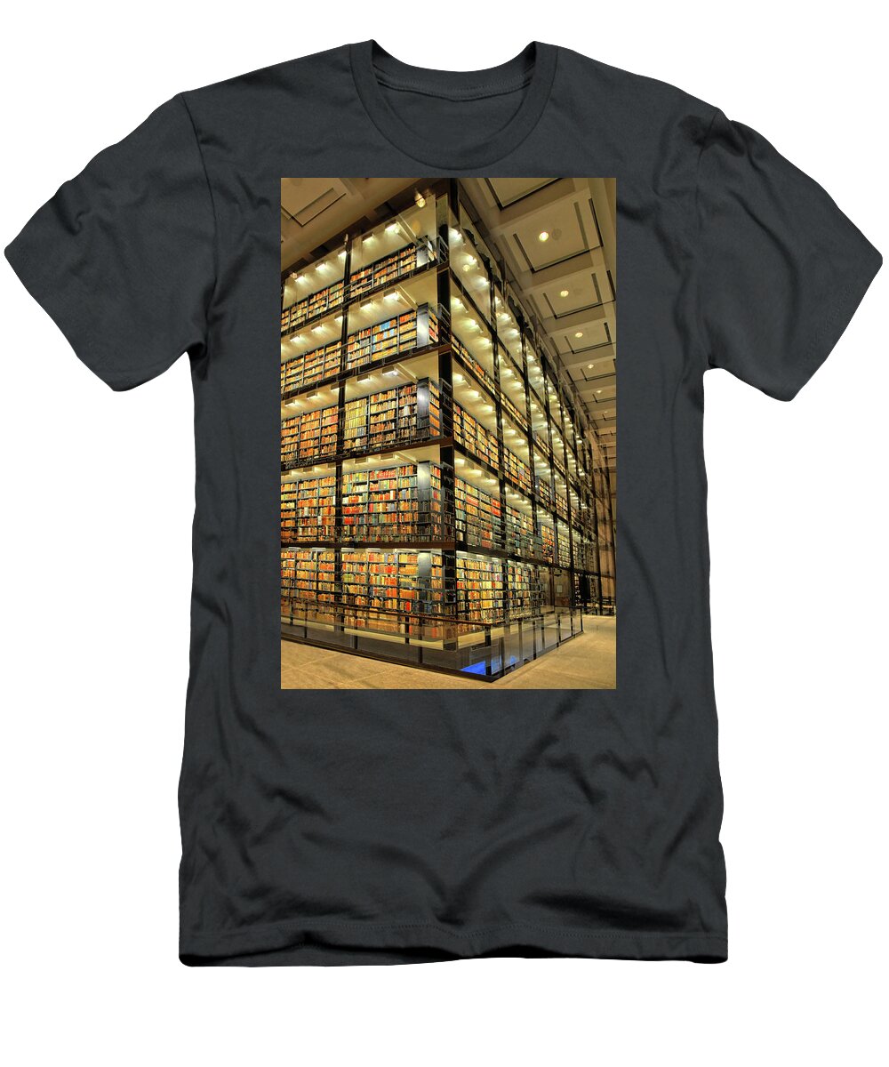 Beinecke Library T-Shirt featuring the photograph Beinecke Library At Yale University by Dave Mills