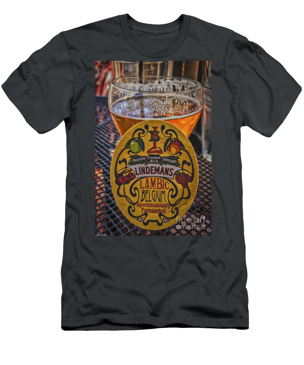 Belgium Bier T-Shirt featuring the photograph Belgium Bier by Mitch Shindelbower