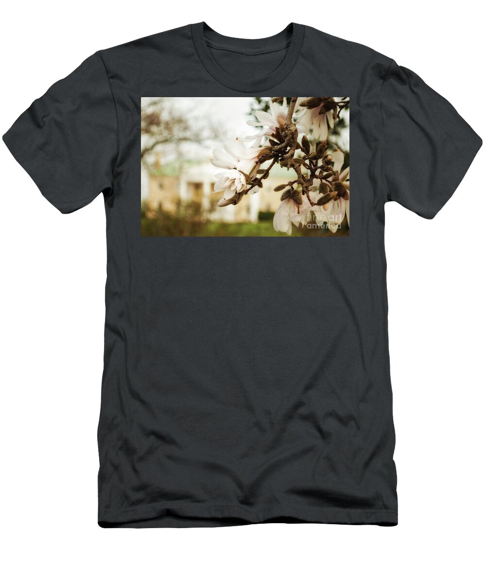 Floral T-Shirt featuring the photograph Bellevue Mansion Botanical / Nature / Floral Photograph by PIPA Fine Art - Simply Solid