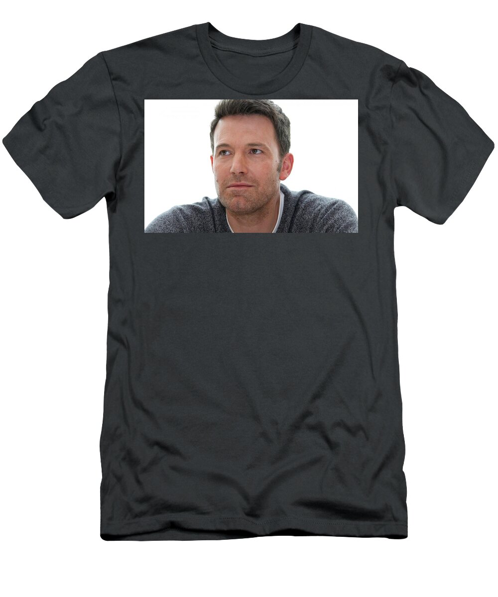 Ben Affleck T-Shirt featuring the photograph Ben Affleck by Jackie Russo
