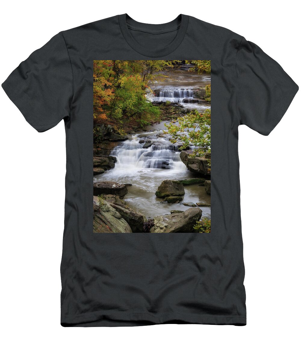 Berea Falls T-Shirt featuring the photograph Berea Falls by Dale Kincaid