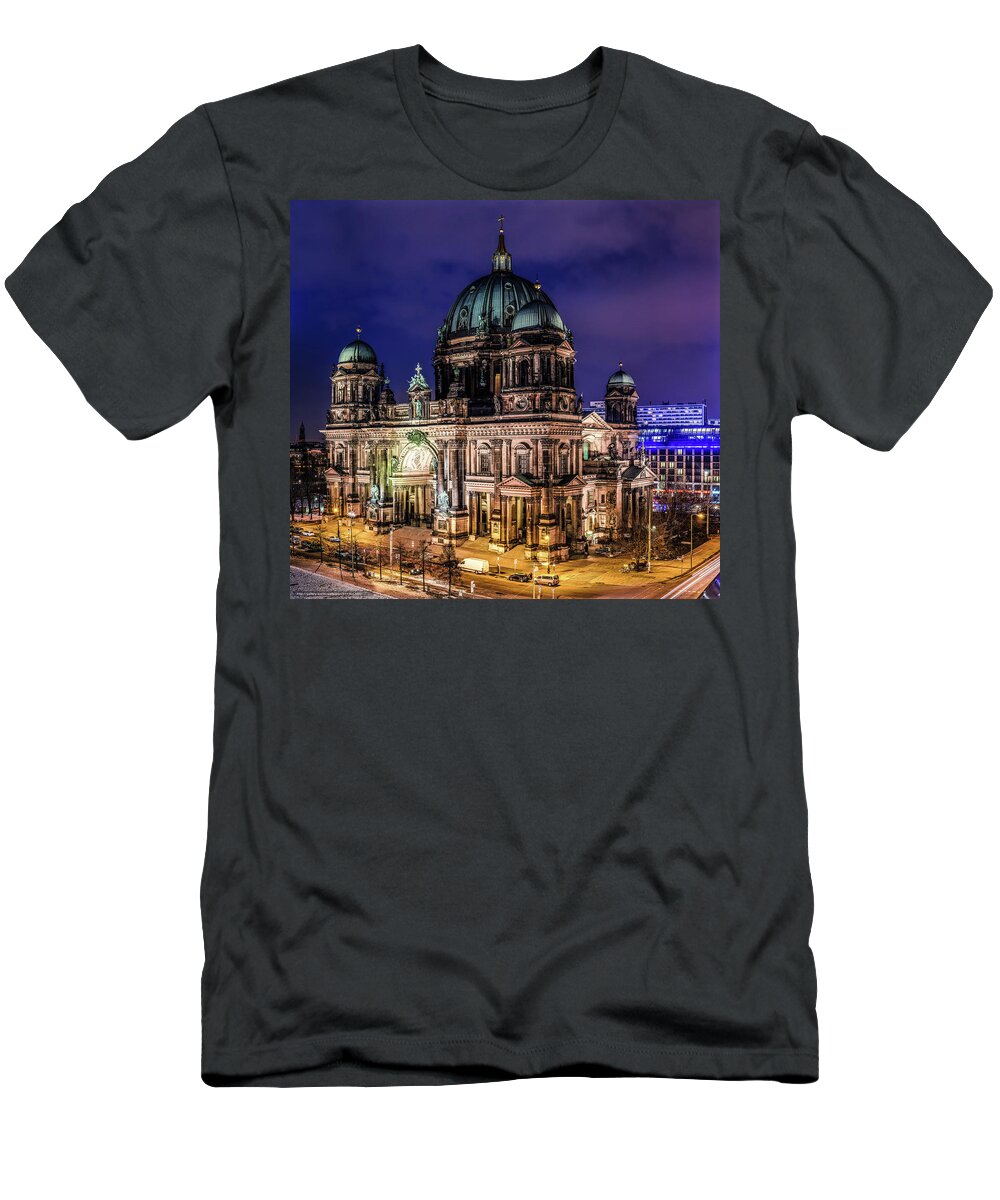 Berlin Cathedral T-Shirt featuring the photograph Berlin Cathedral by Jackie Russo