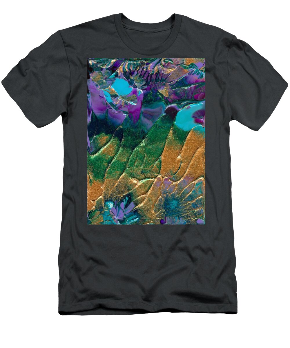 Dreams T-Shirt featuring the painting Beyond Dreams by Nan Bilden