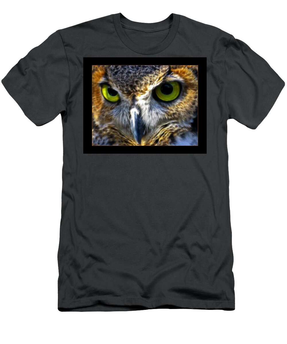 Great T-Shirt featuring the photograph Big Eyes by Ricky Barnard