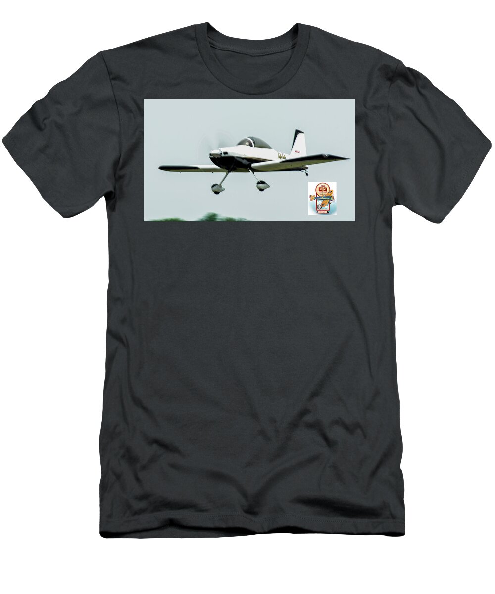 Big Muddy Air Race T-Shirt featuring the photograph Big Muddy Air Race number 44 by Jeff Kurtz