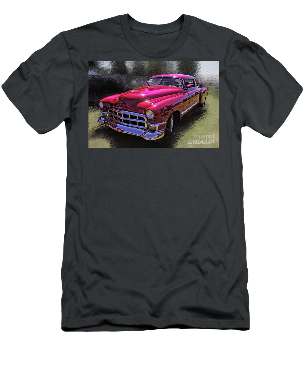 Cars T-Shirt featuring the photograph Big Red Caddy by Randy Harris
