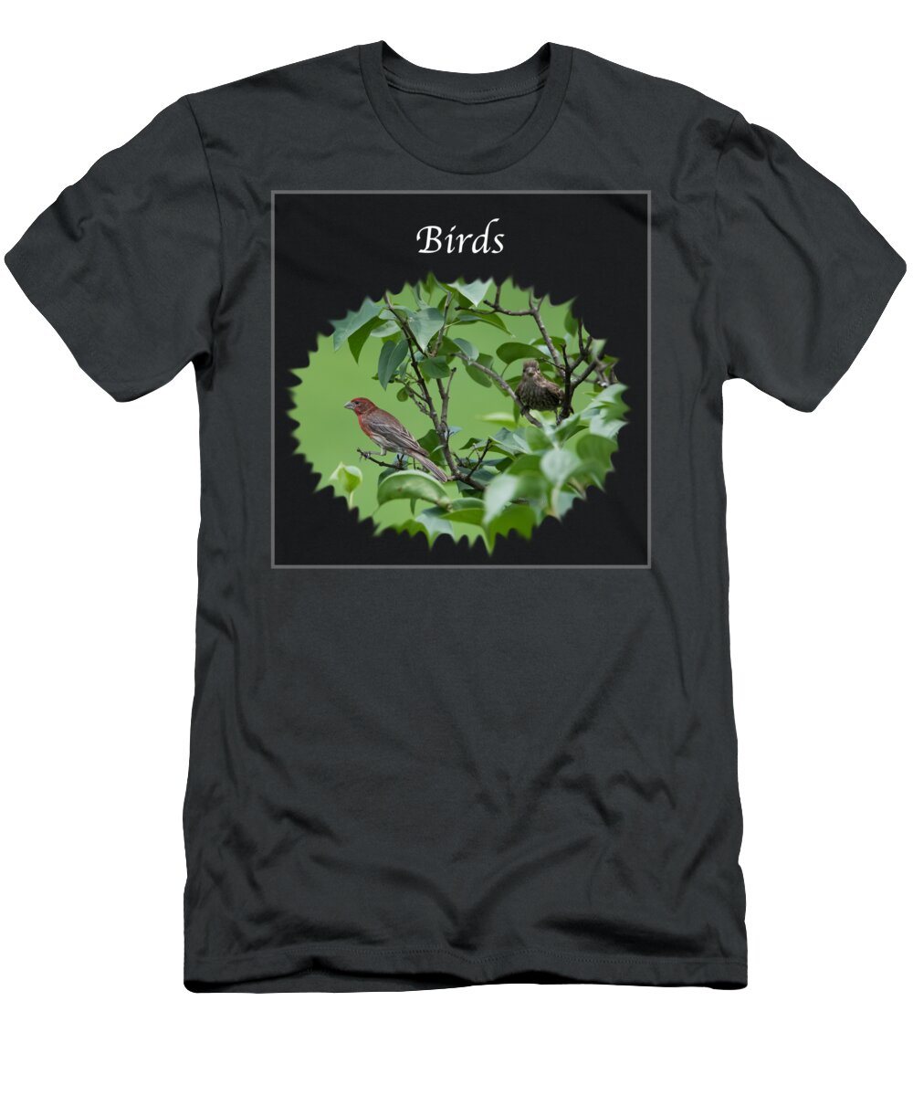 Birds T-Shirt featuring the photograph Birds by Holden The Moment