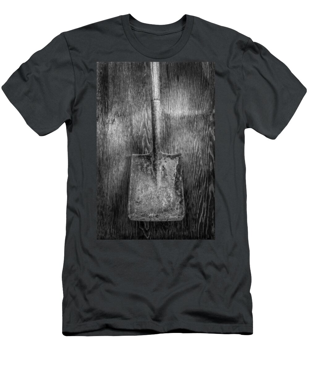 Antique T-Shirt featuring the photograph Square Point Shovel 3 by YoPedro