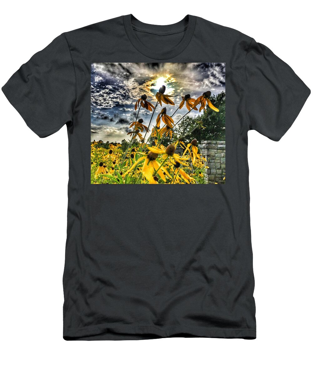 Flowers T-Shirt featuring the photograph Black Eyed Susan by Sumoflam Photography