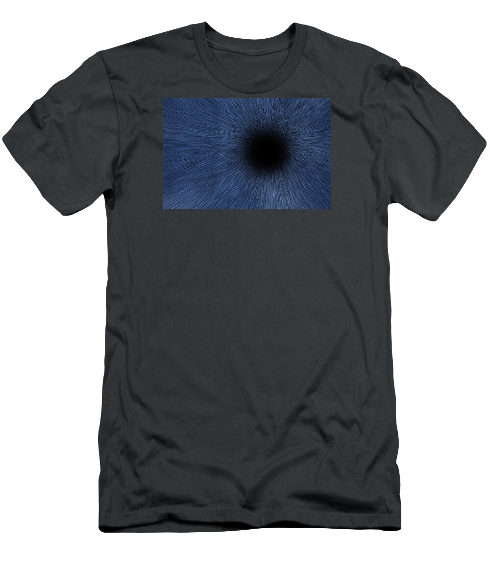 Stars T-Shirt featuring the digital art Black Hole by Pelo Blanco Photo