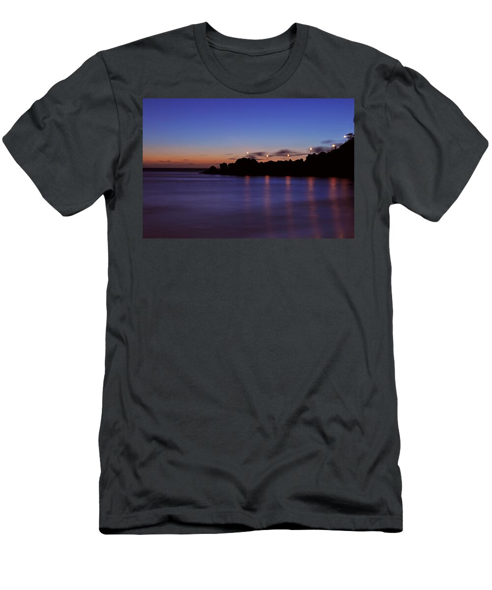 Black Rock T-Shirt featuring the photograph Black Rock Sunset by Kelly Wade