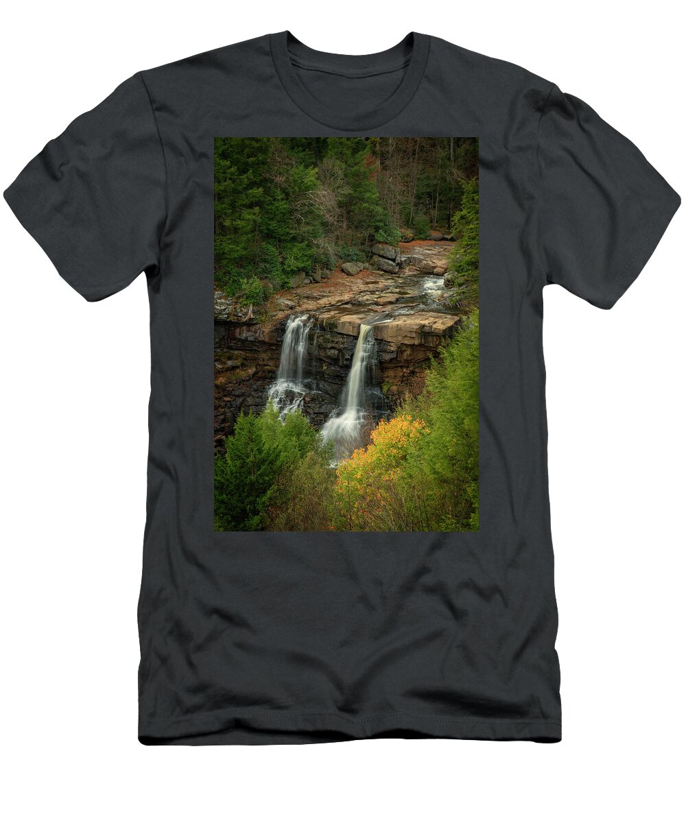 Water T-Shirt featuring the photograph Blackwater Falls by David Waldrop