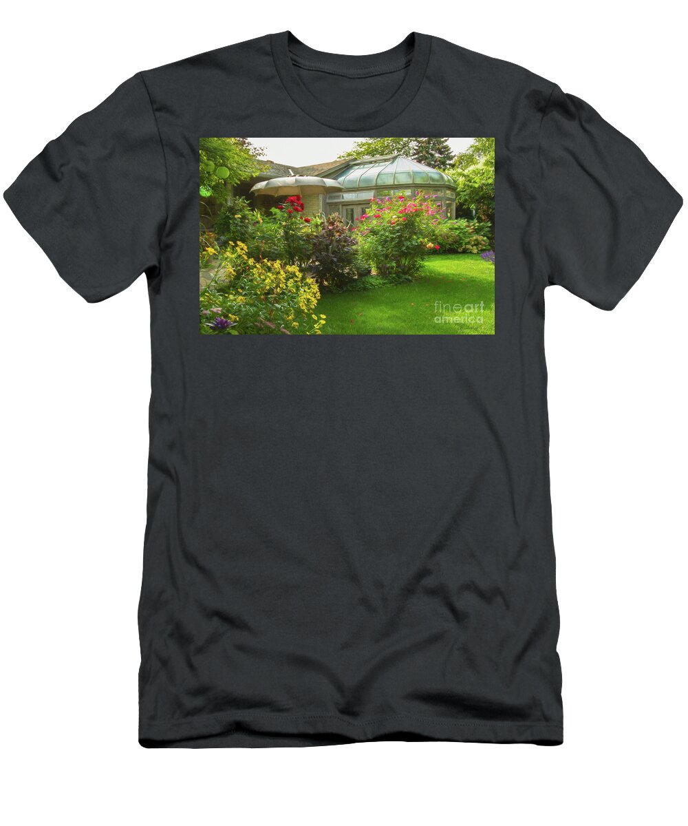 Blossom Garden T-Shirt featuring the photograph Blossom Garden 2017 by Marilyn Cornwell