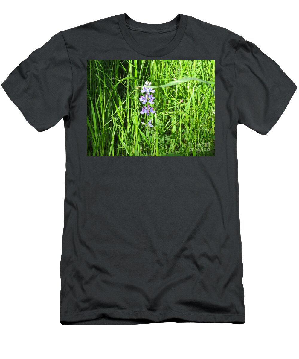 Floral T-Shirt featuring the photograph Blossom in the grass by Suzanne Leonard