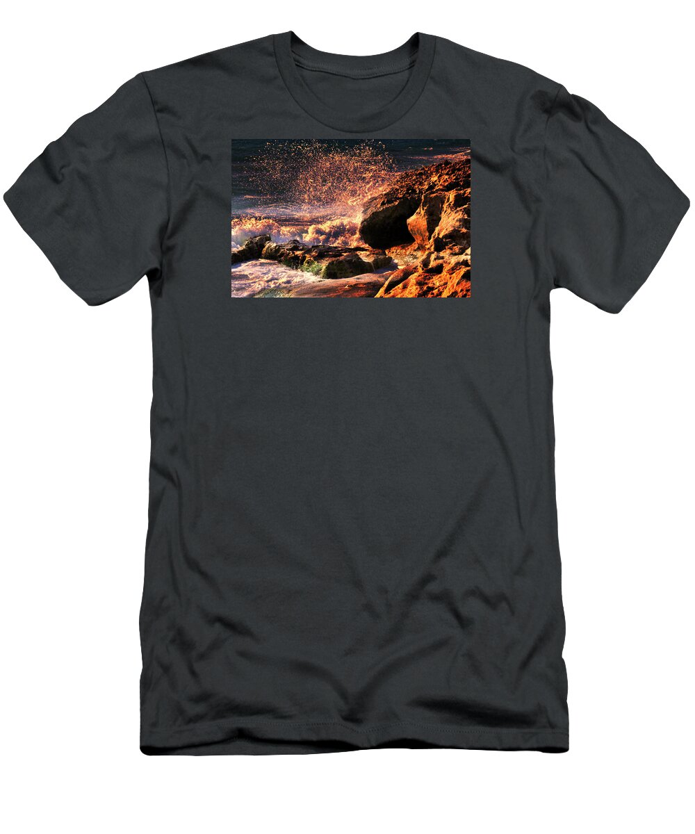Beach T-Shirt featuring the photograph Blowing Rock by Bill Howard