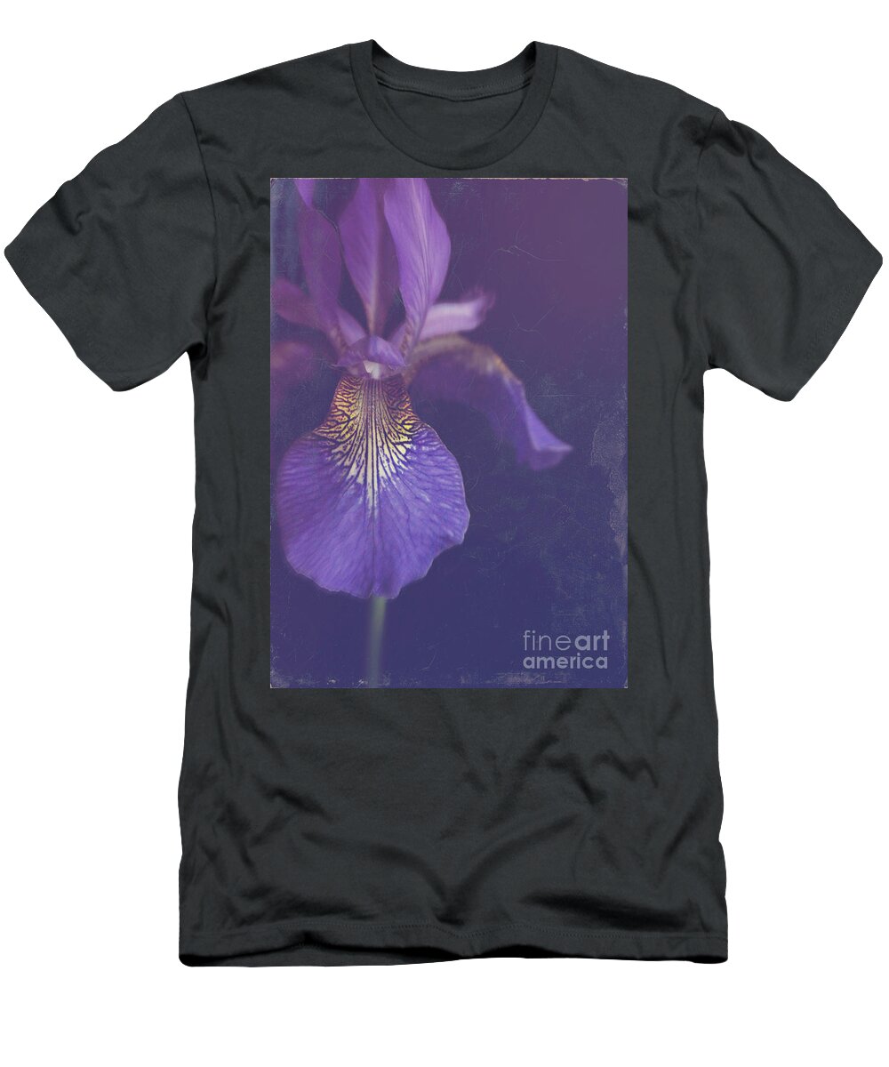Still Life T-Shirt featuring the photograph Blue Iris by Lyn Randle