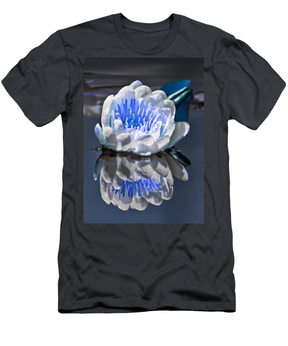 Blue Reflections T-Shirt featuring the photograph Blue Reflections by Wes and Dotty Weber