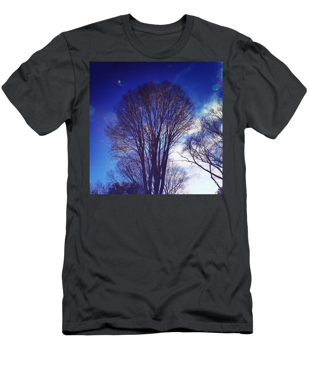 Trees T-Shirt featuring the photograph Blue Sunshine by Onedayoneimage Photography