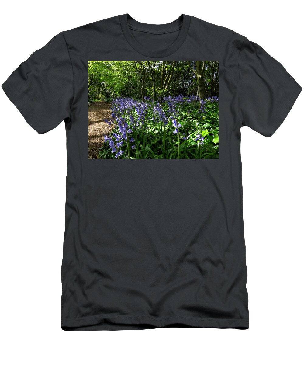 Bluebells T-Shirt featuring the photograph Bluebells3 by John Topman