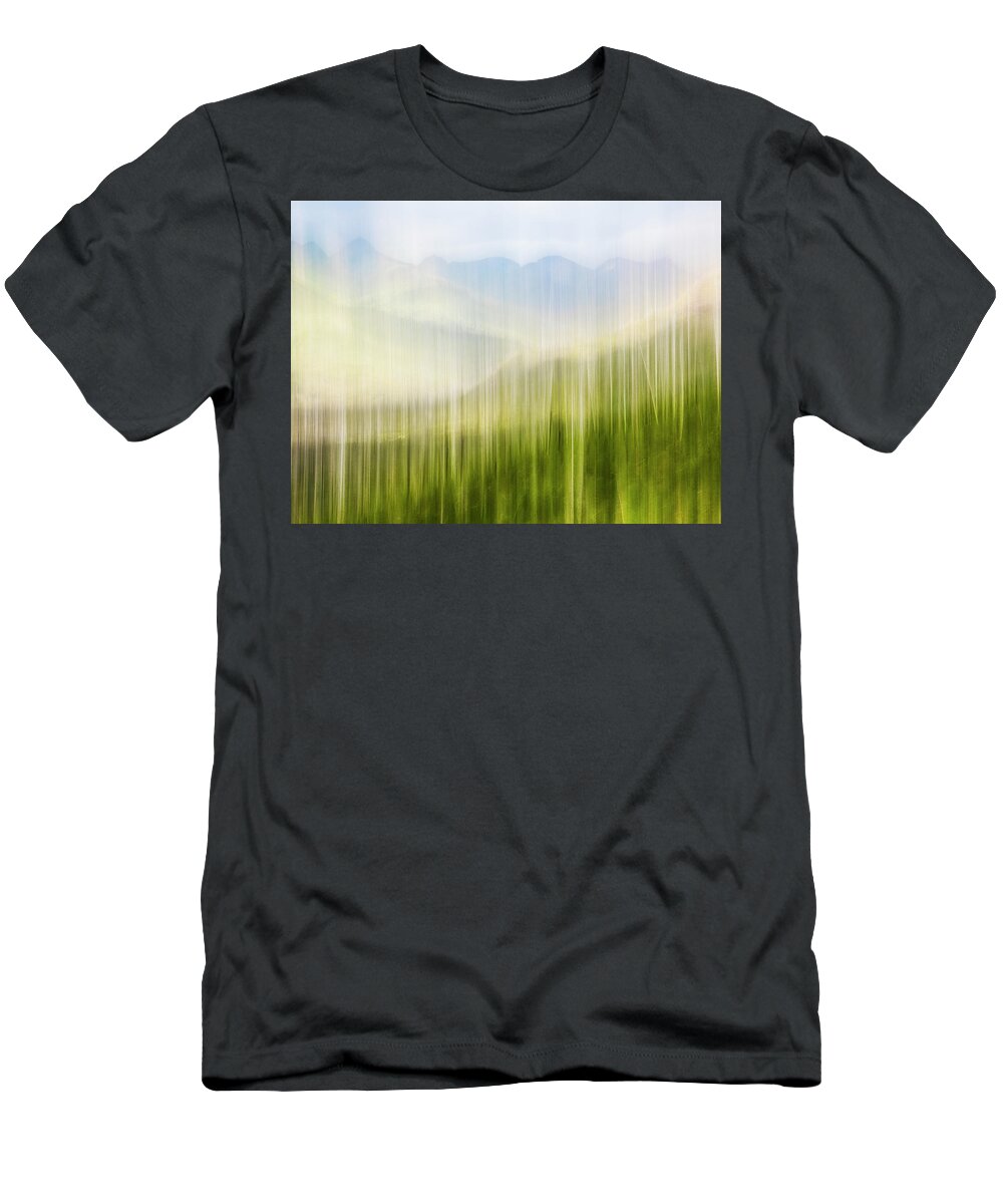 Forest T-Shirt featuring the photograph Blurred reality by Usha Peddamatham