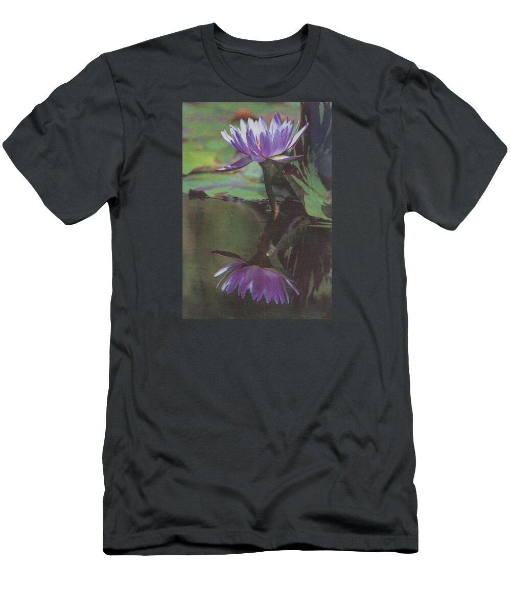 Intaglio Print T-Shirt featuring the photograph Blush of Purple by Suzanne Gaff