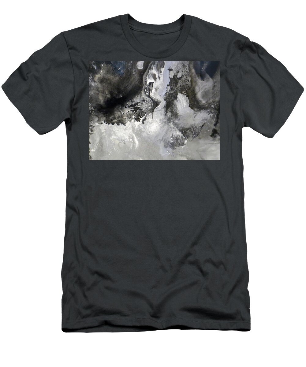Abstract T-Shirt featuring the painting Bodacious by Soraya Silvestri