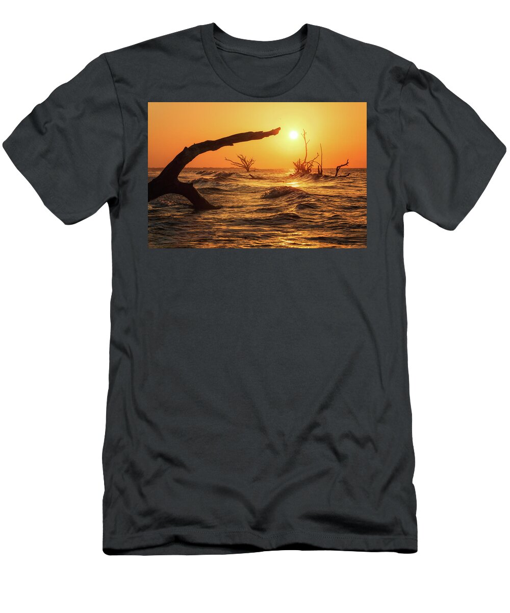 Botany T-Shirt featuring the photograph Botany Beach - 2 by Alex Mironyuk