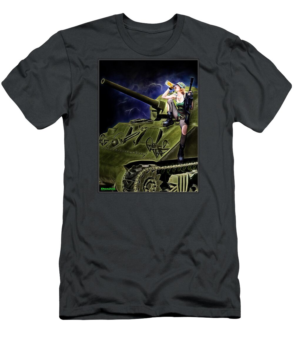 Fantasy T-Shirt featuring the photograph Bottoms Up by Jon Volden