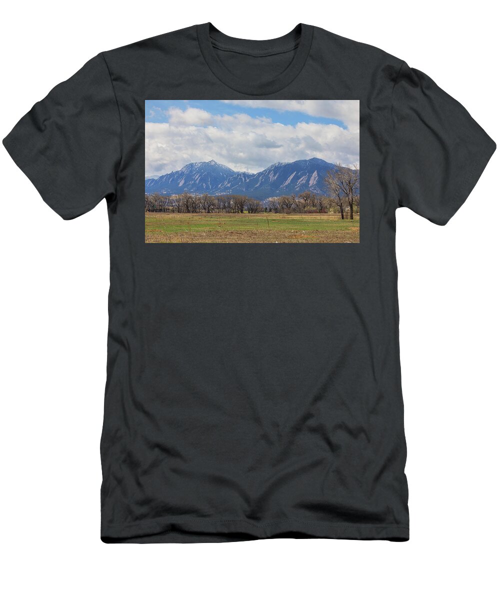 Boulder T-Shirt featuring the photograph Boulder Colorado Prairie Dog View by James BO Insogna