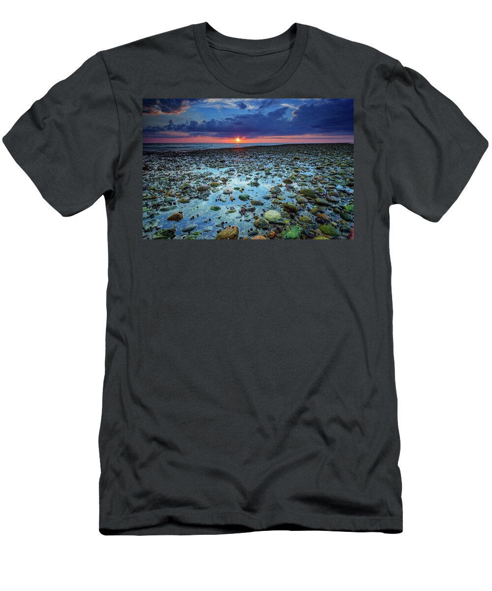 Massachusetts T-Shirt featuring the photograph Bound Brook Sunset III by Rick Berk