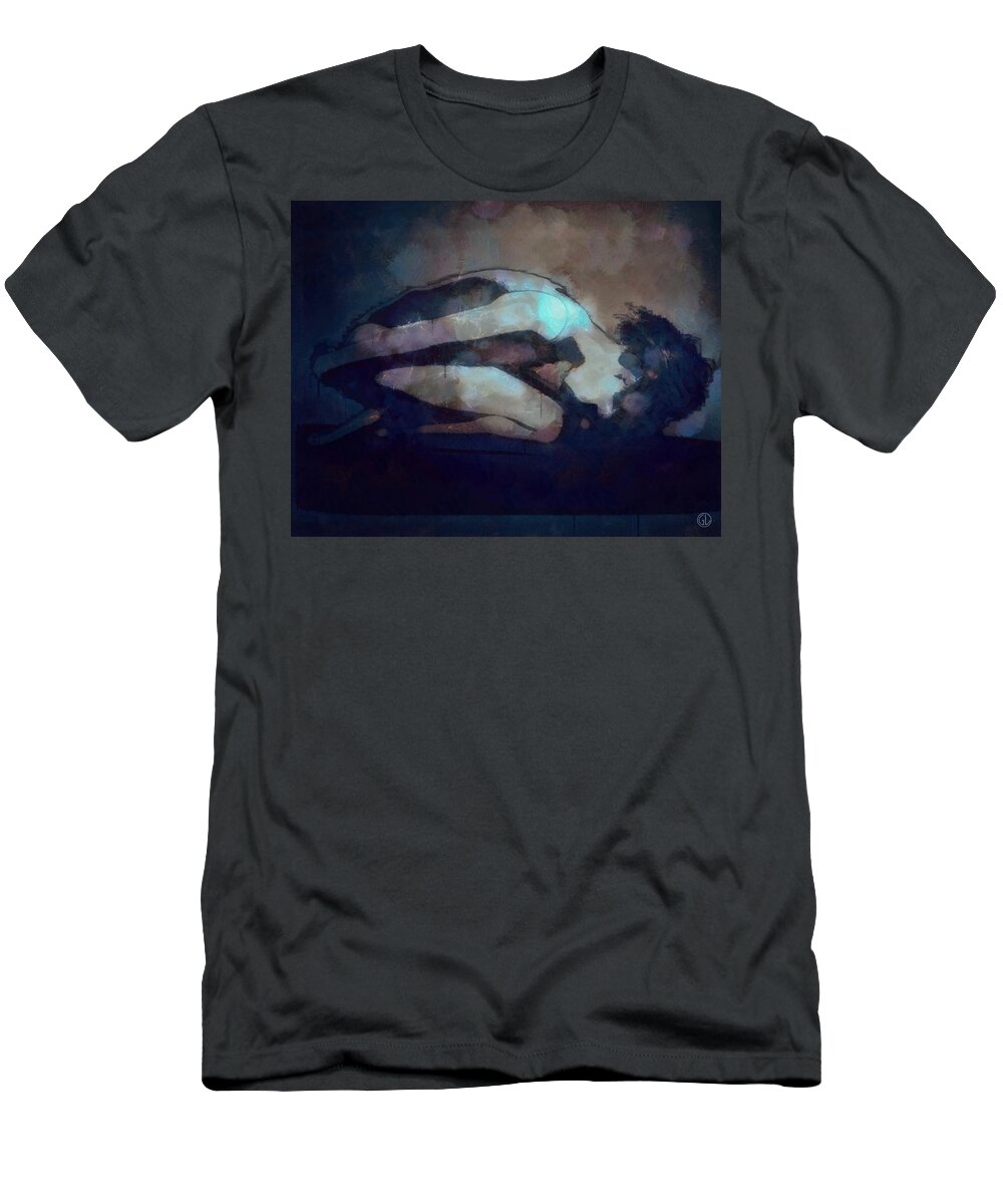 Woman T-Shirt featuring the digital art Bowed down by Gun Legler