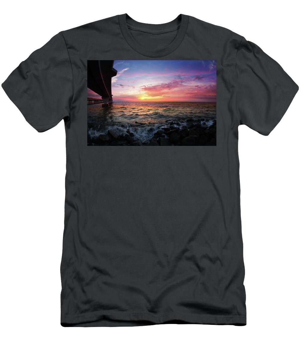 Bird T-Shirt featuring the photograph Breaking Dawn by Stoney Lawrentz