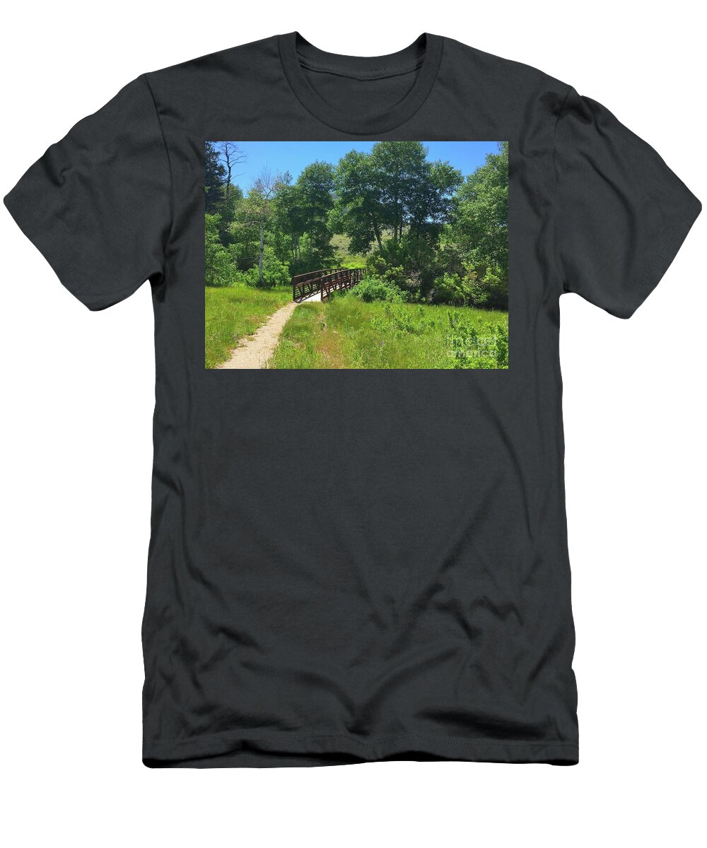 Nevada T-Shirt featuring the photograph Bridge in Great Basin National Park by Jeff Hubbard